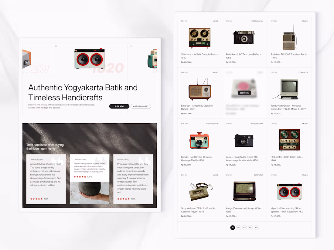 Cover image for Yogyakarta's Traditional Crafts Visual Tribute