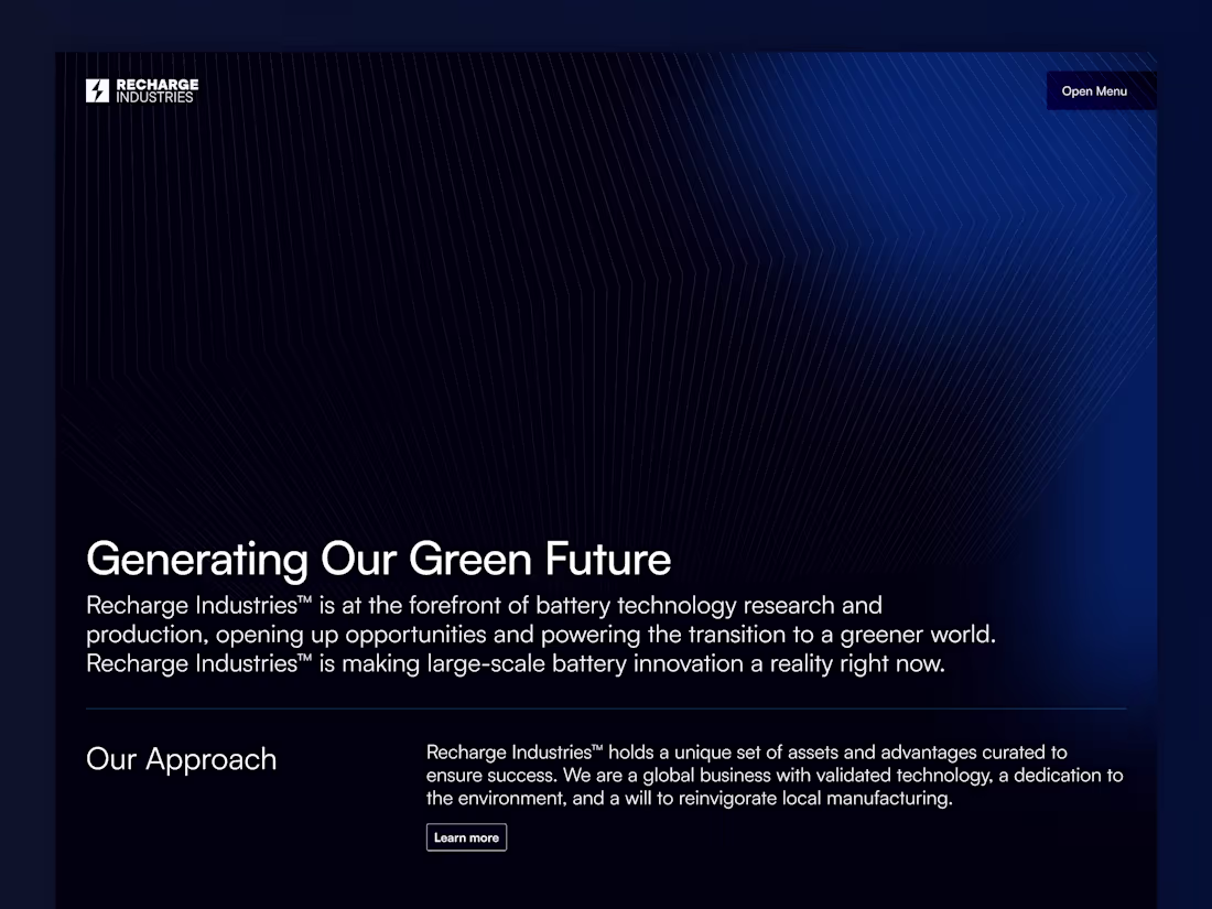 Cover image for Recharge Web