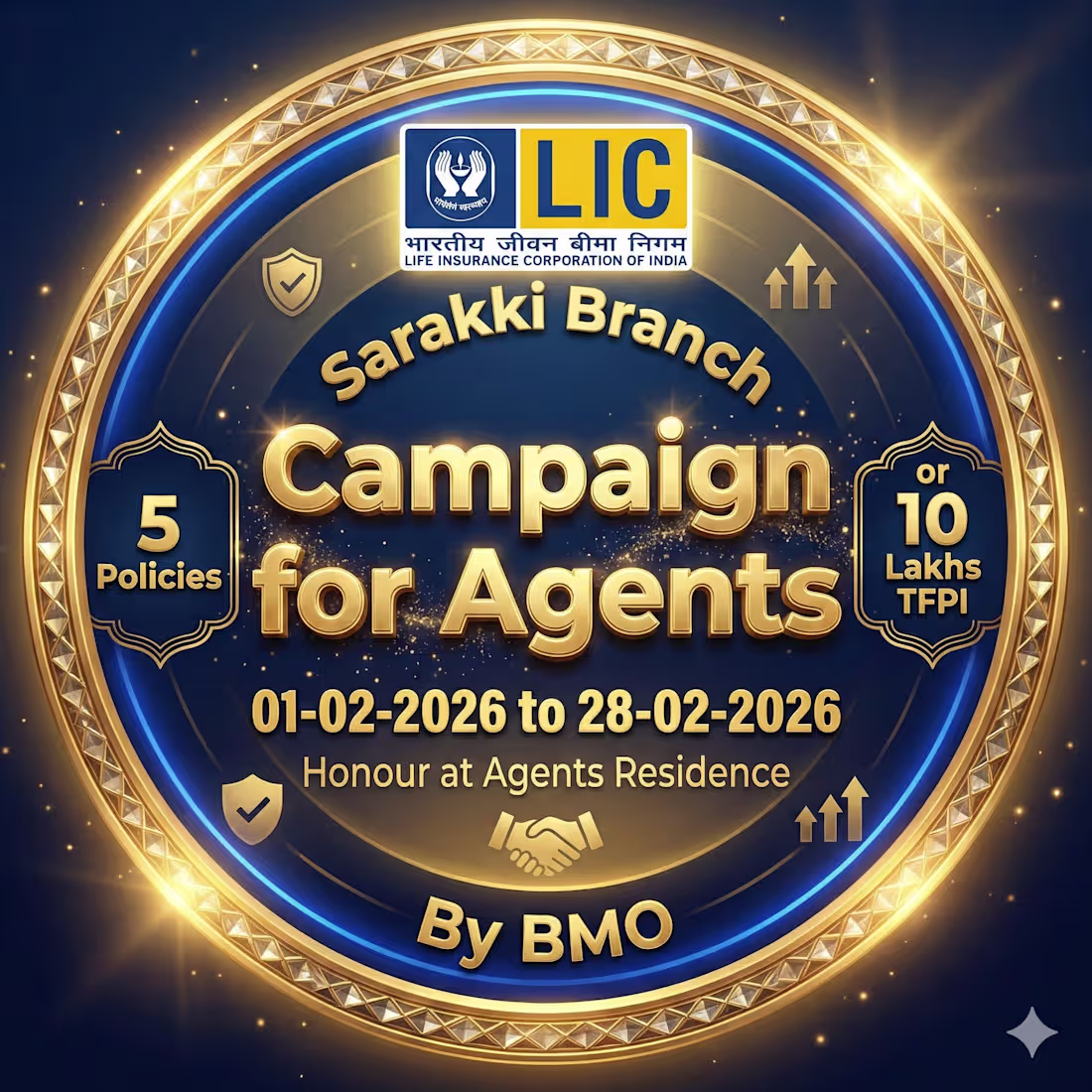 Cover image for Premium, eye-catching LIC campaign design