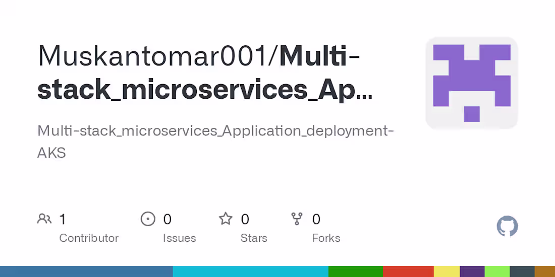 Cover image for Muskantomar001/Multi-stack_microservices_Application_deployment…