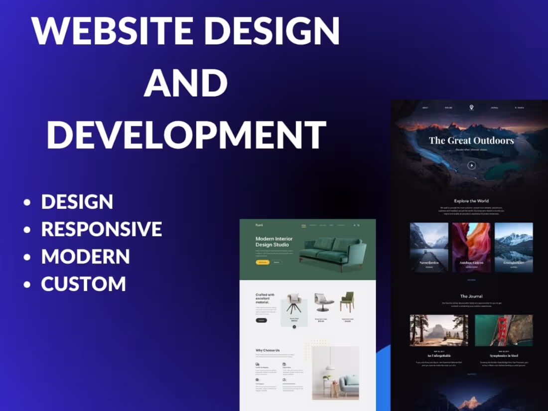 Cover image for you will gat a website that will meet the needs of your business