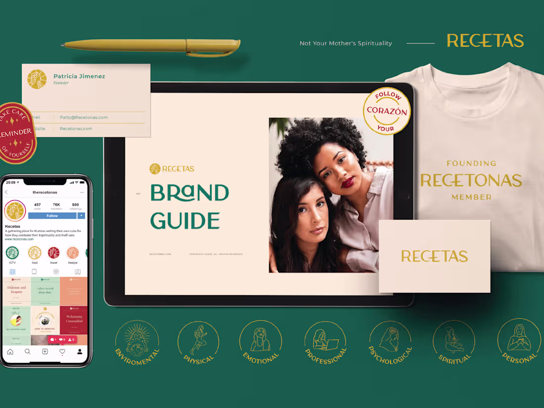 Cover image for Recetas case study – Palm & Palma Design Studio