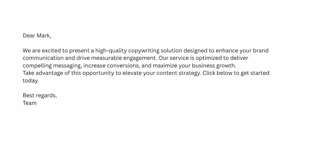 Cover image for I read an email today.