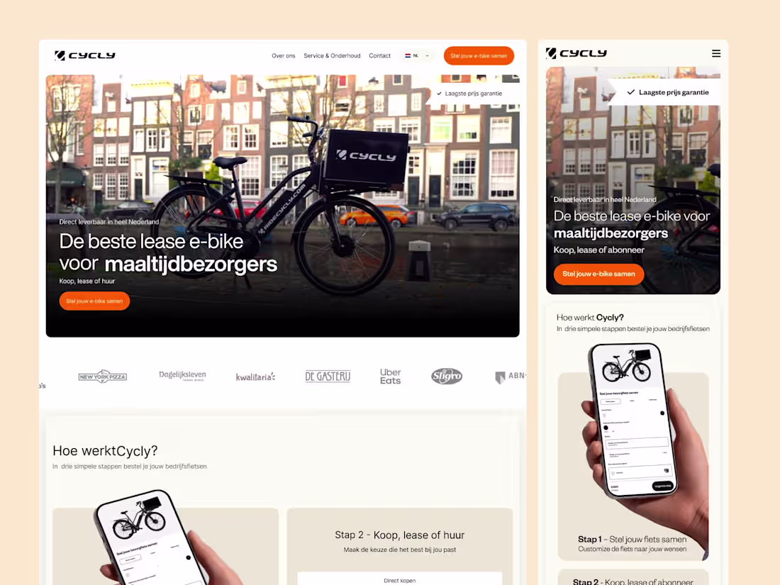 Cover image for Ride Cycly - UI & Custom Framer Development