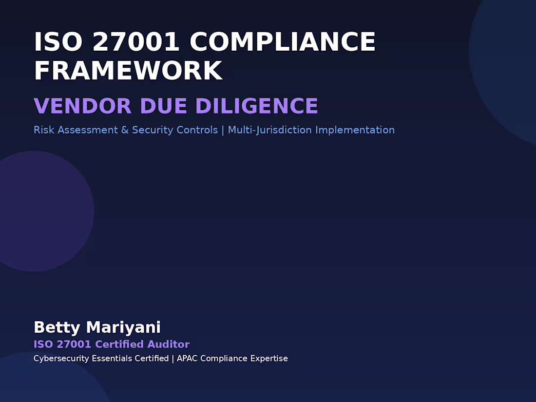 Cover image for ISO 9001 & ISO 27001