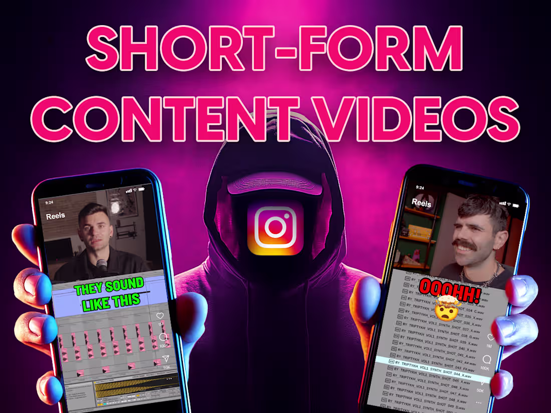 Cover image for Short Form Content Videos for a Music Producer