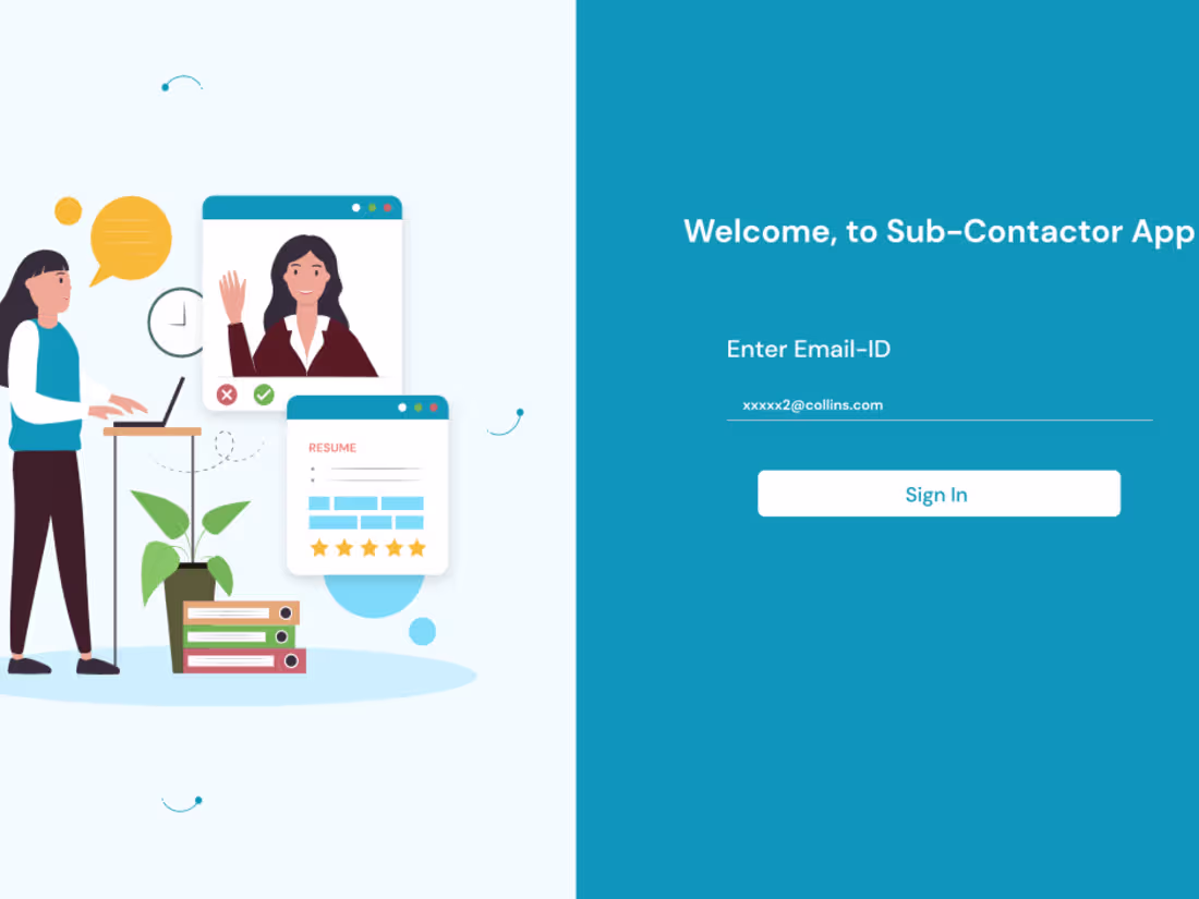 Cover image for Hiring Sub-Contractor App