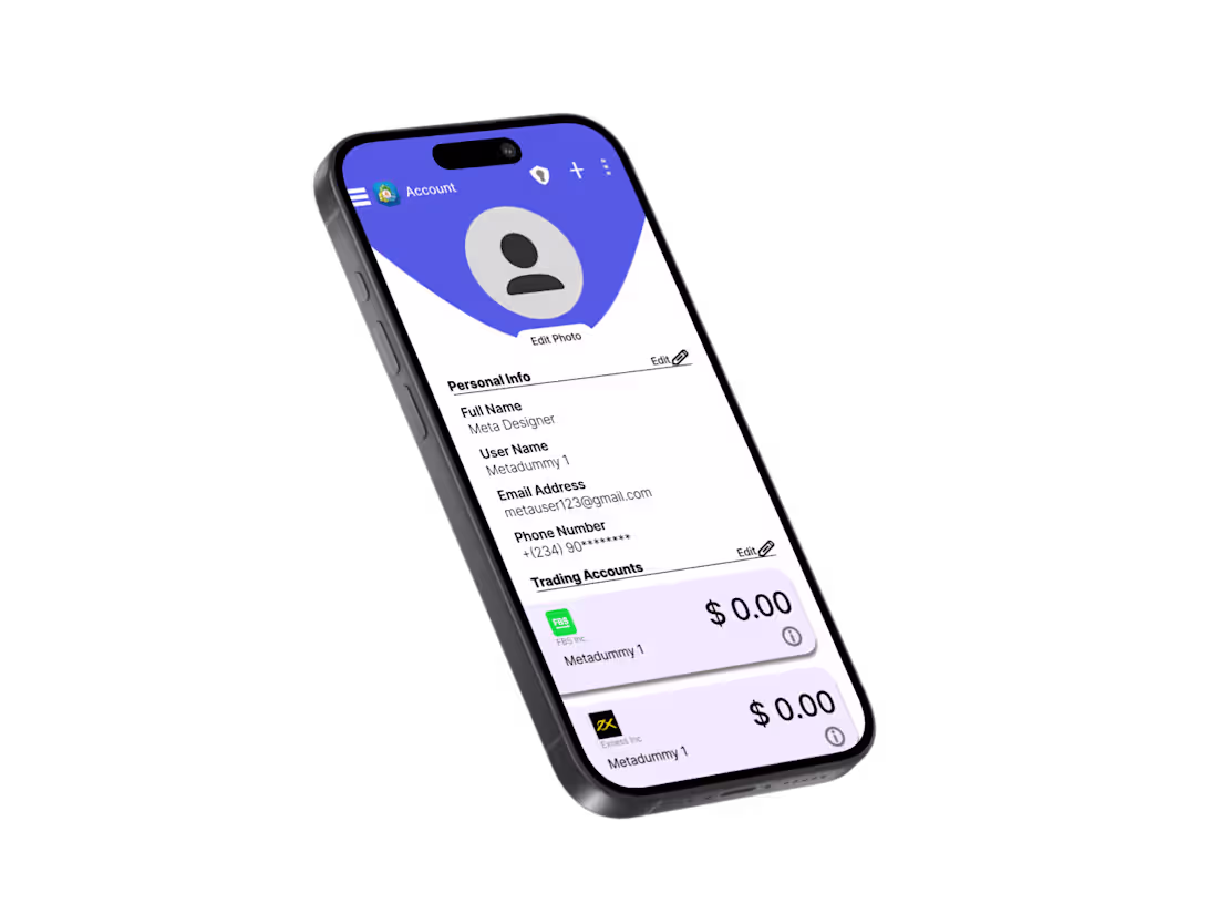 Cover image for New User Interface for MetaTrader Mobile App(Revamped).