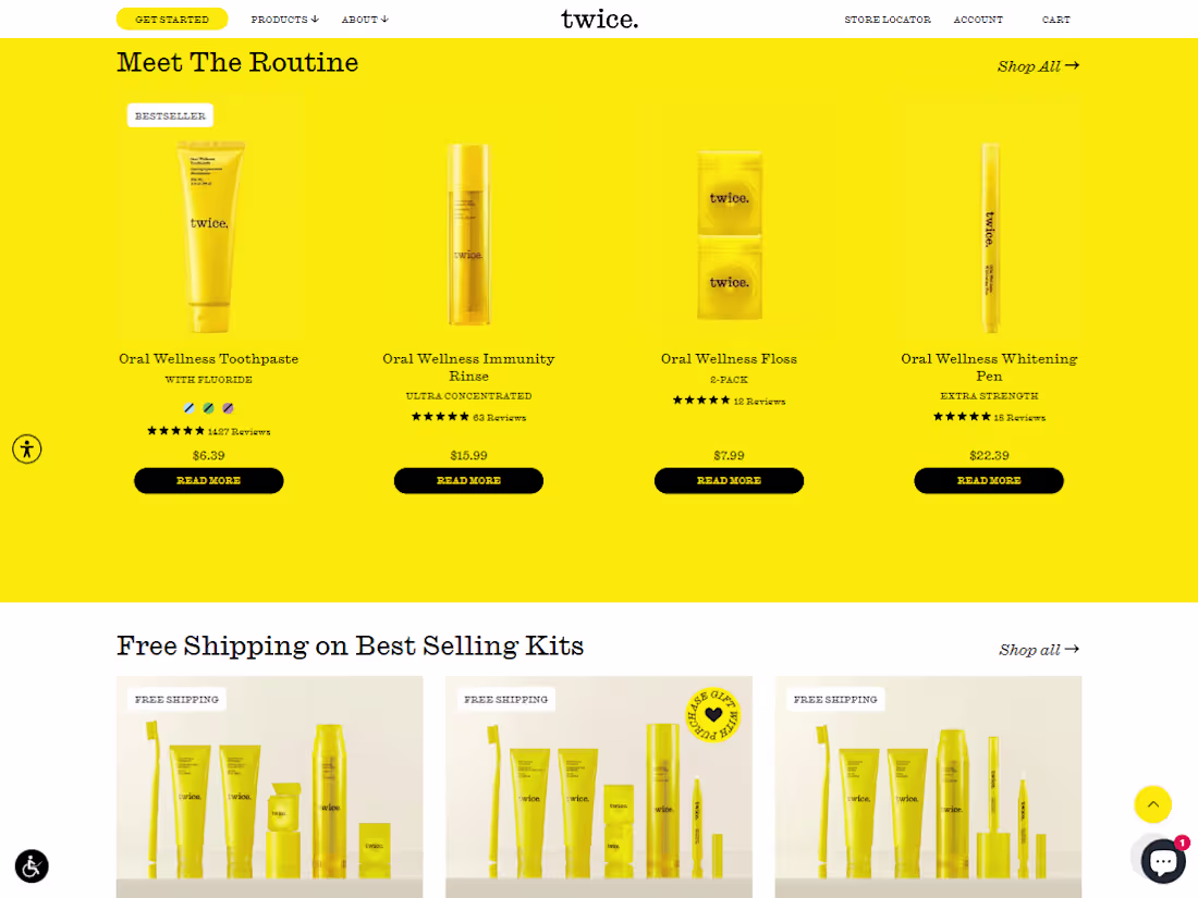 Cover image for Shopify Store For Oral Wellness Products