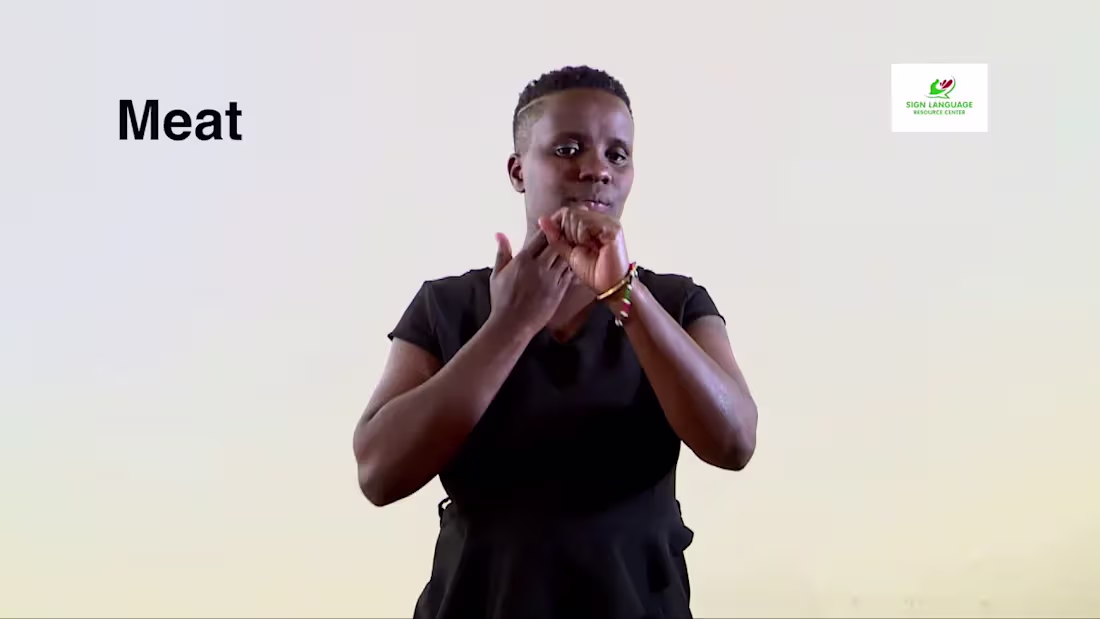 Cover image for Kenya Sign Language Food & Drinks Signs