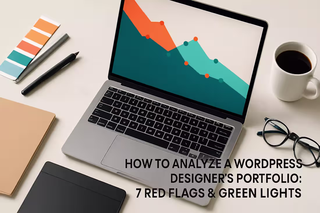 Cover image for How to Analyze a WordPress Designer's Portfolio: 7 Red Flags & Green Lights