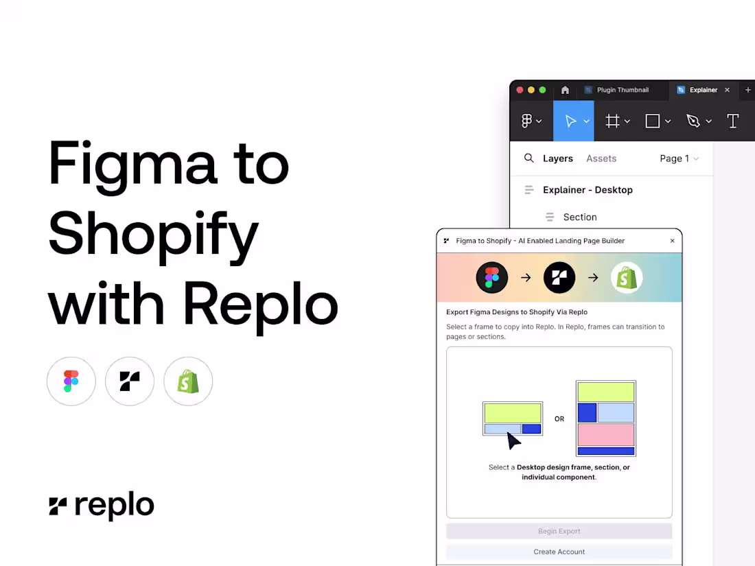 Cover image for Figma to Shopify with Replo