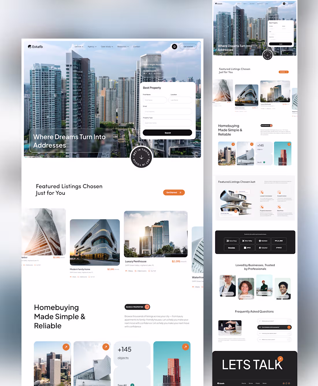 Cover image for Real Estate Website 🏰

How is