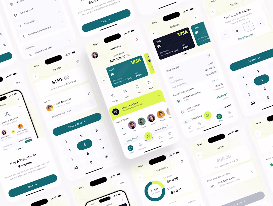 Cover image for Fintech Dashboard & Digital Wallet