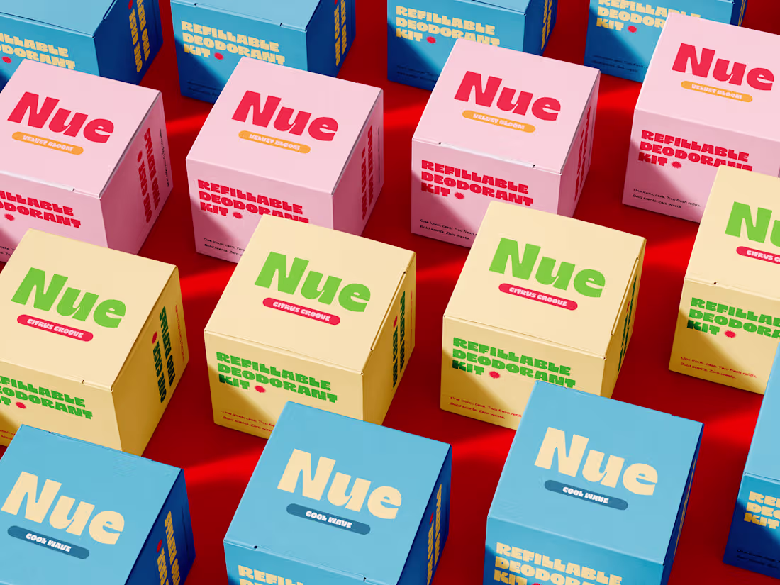 Cover image for Nue: Sustainable Deodorant Brand Concept