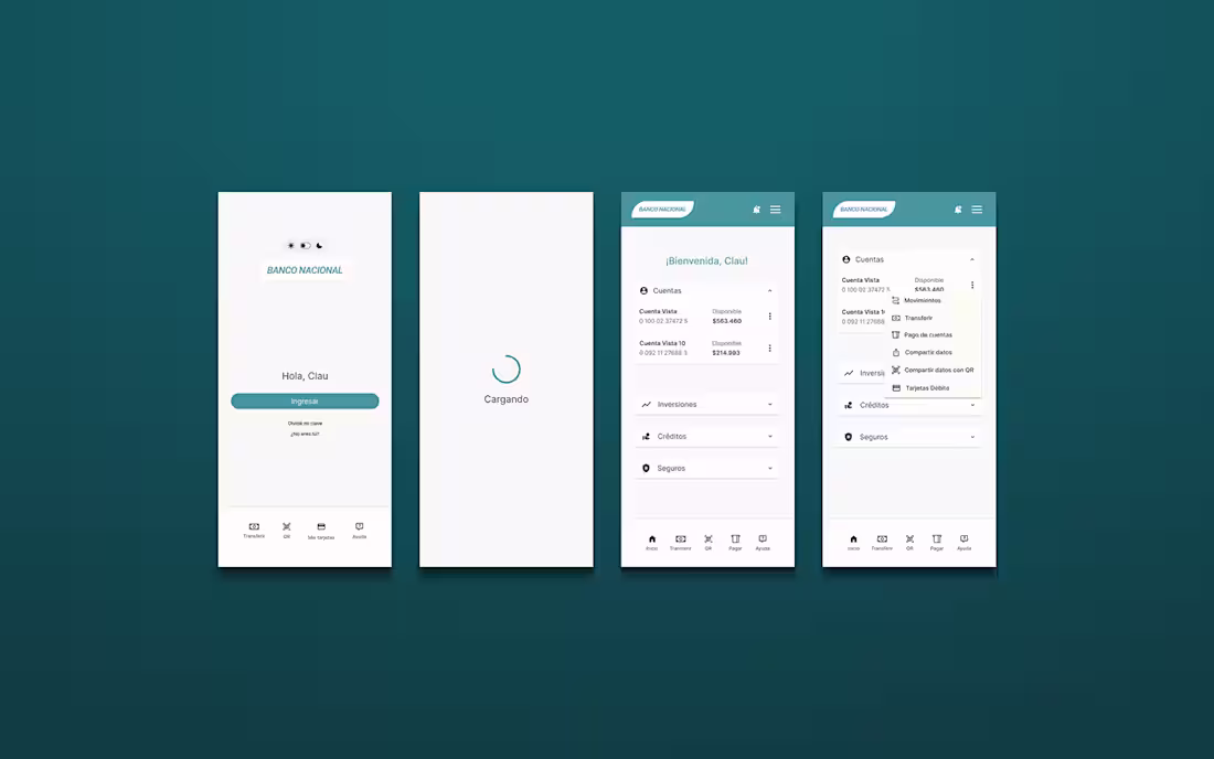 Cover image for Bank Flow & Interface on Behance