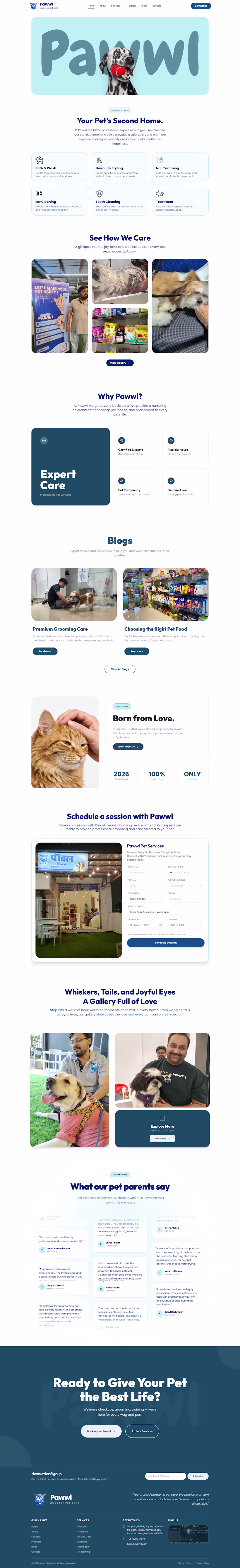 Cover image for Pawwl Pet Care Website Development & E‑Commerce