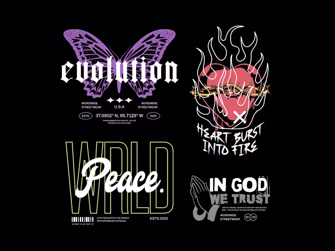 Cover image for T-shirt and Streetwear design