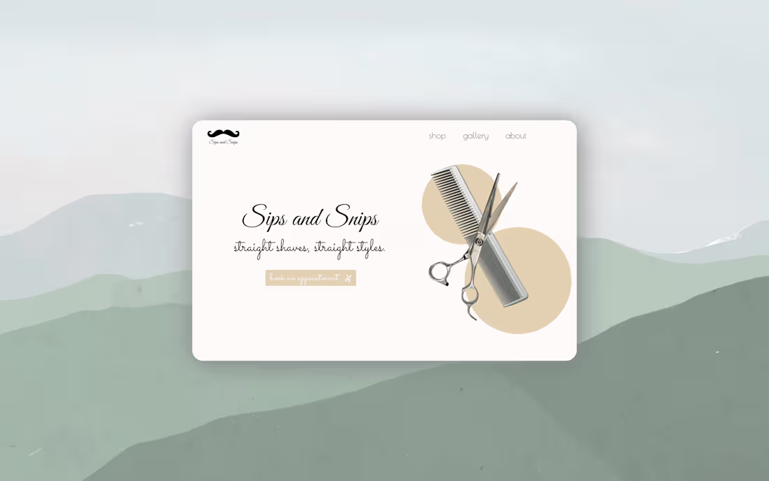 Cover image for Barbershop Website