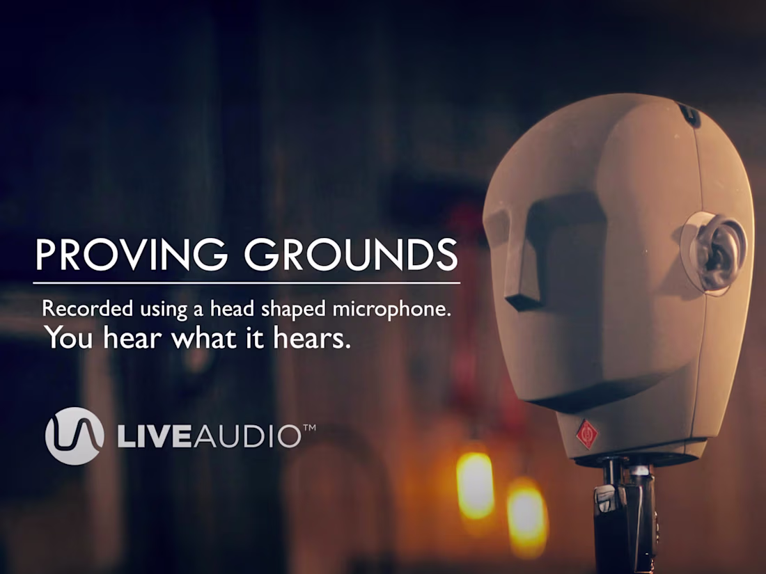 Cover image for BAMM.tv Presents, Proving Grounds: Binaural Micing / Live Audio