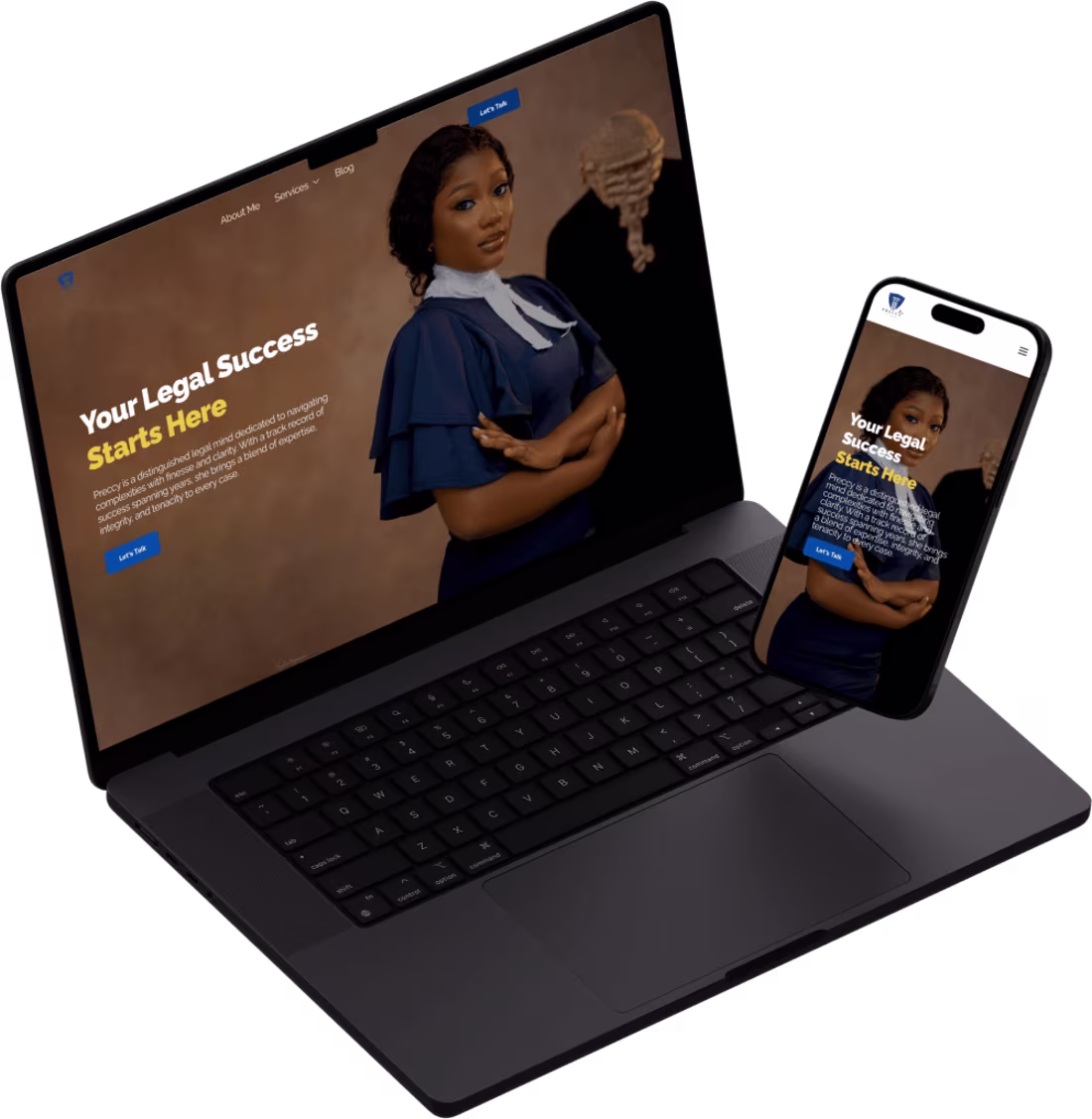 Cover image for PreccyTheLawyer - Website Portfolio