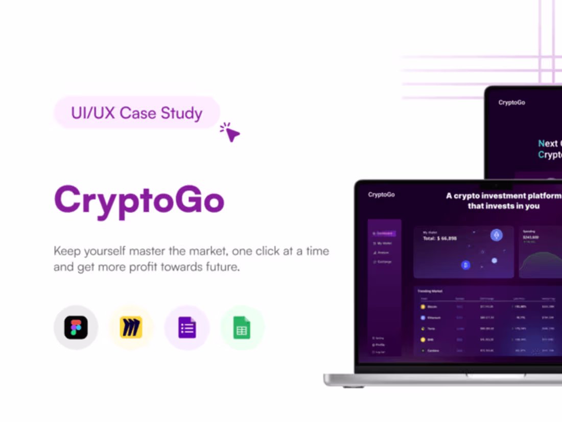 Cover image for CryptoGo - Next-Gen Crypto Wallet Design