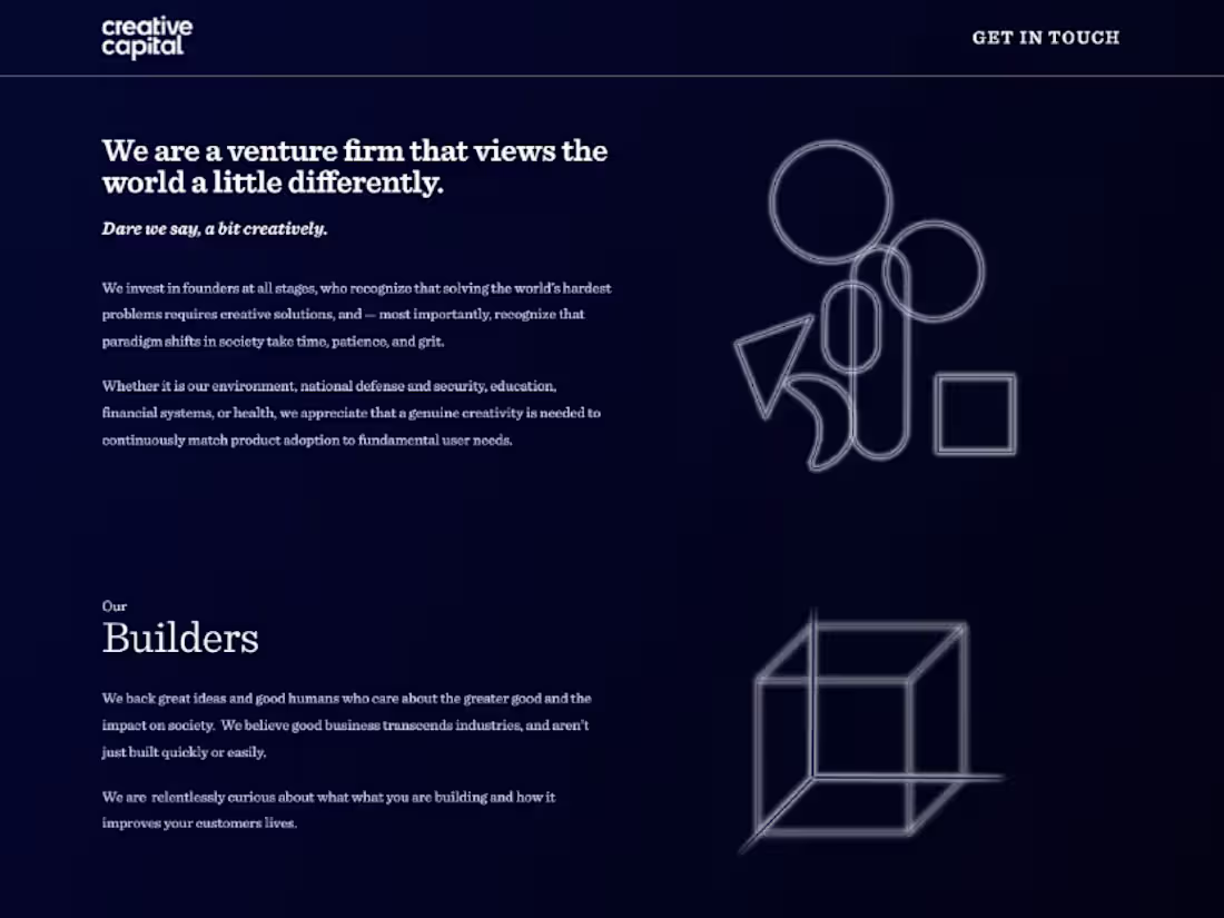 Cover image for Website design Creative capital