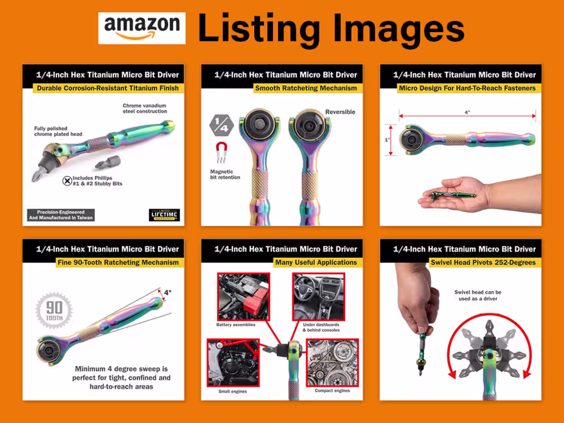 Cover image for Amazon Listing Images and Infographics