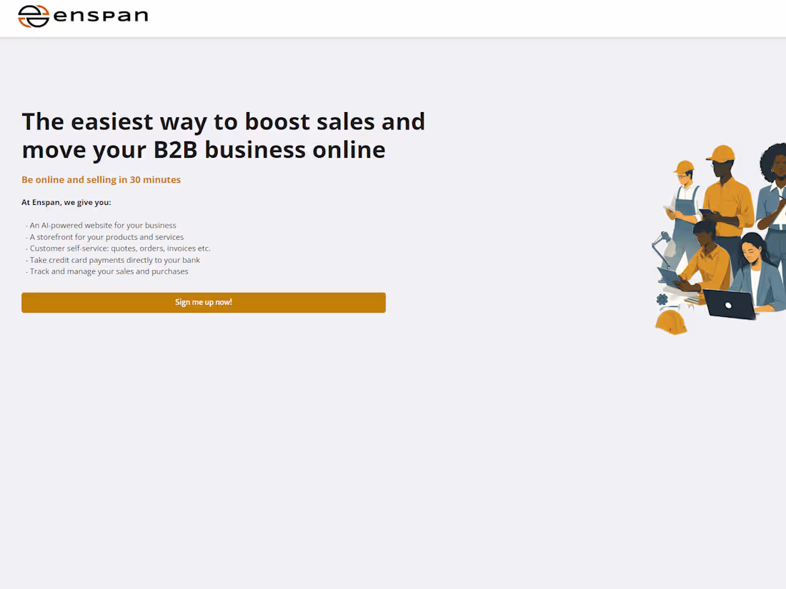 Cover image for Enspan B2B Marketplace
