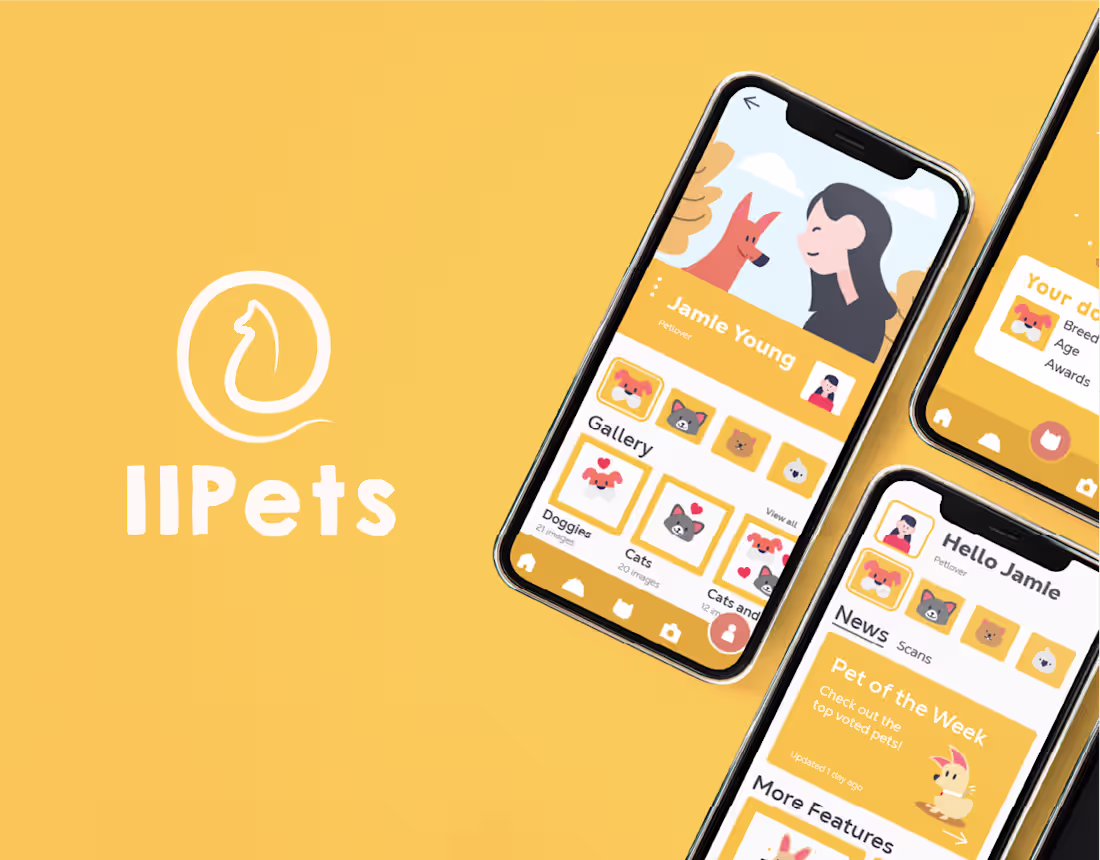 Cover image for 11Pets App Rebranding – UI & Visual Refresh