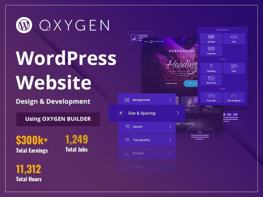 Cover image for A WordPress website