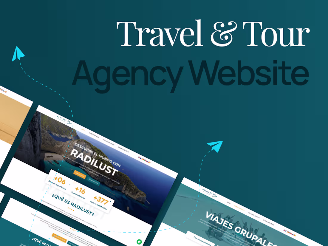 Cover image for Redesign and Development of Travel company