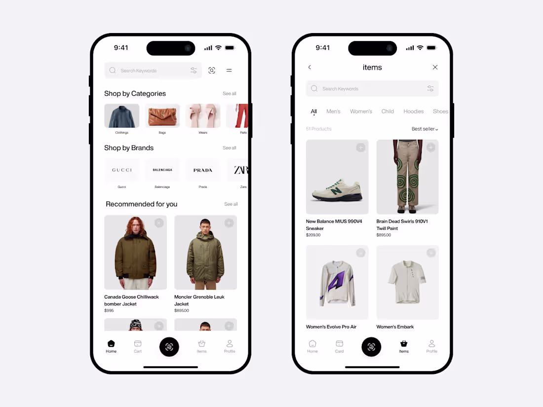 Cover image for E-commerce App UI Design