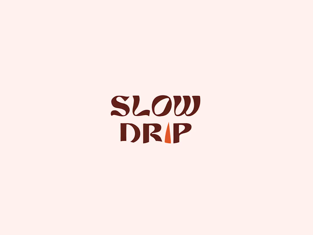 Cover image for :Slow drip - Brand identity