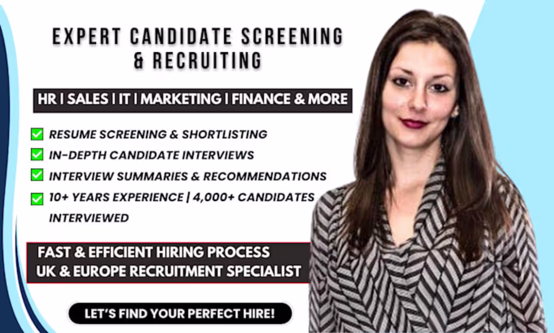 Cover image for CIPD HR Consultant and Recruitment Specialist