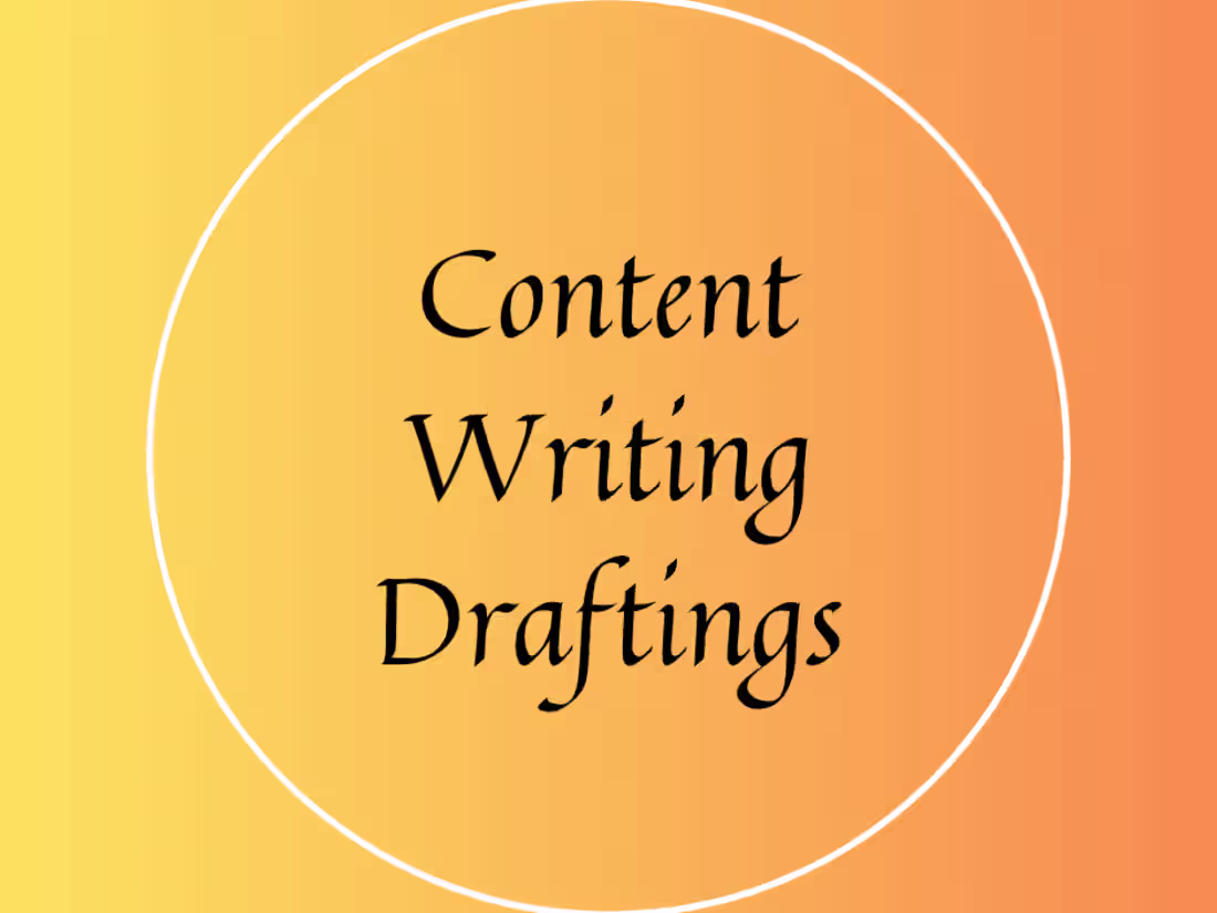 Cover image for Content Writing Drafting: Multiple Partners