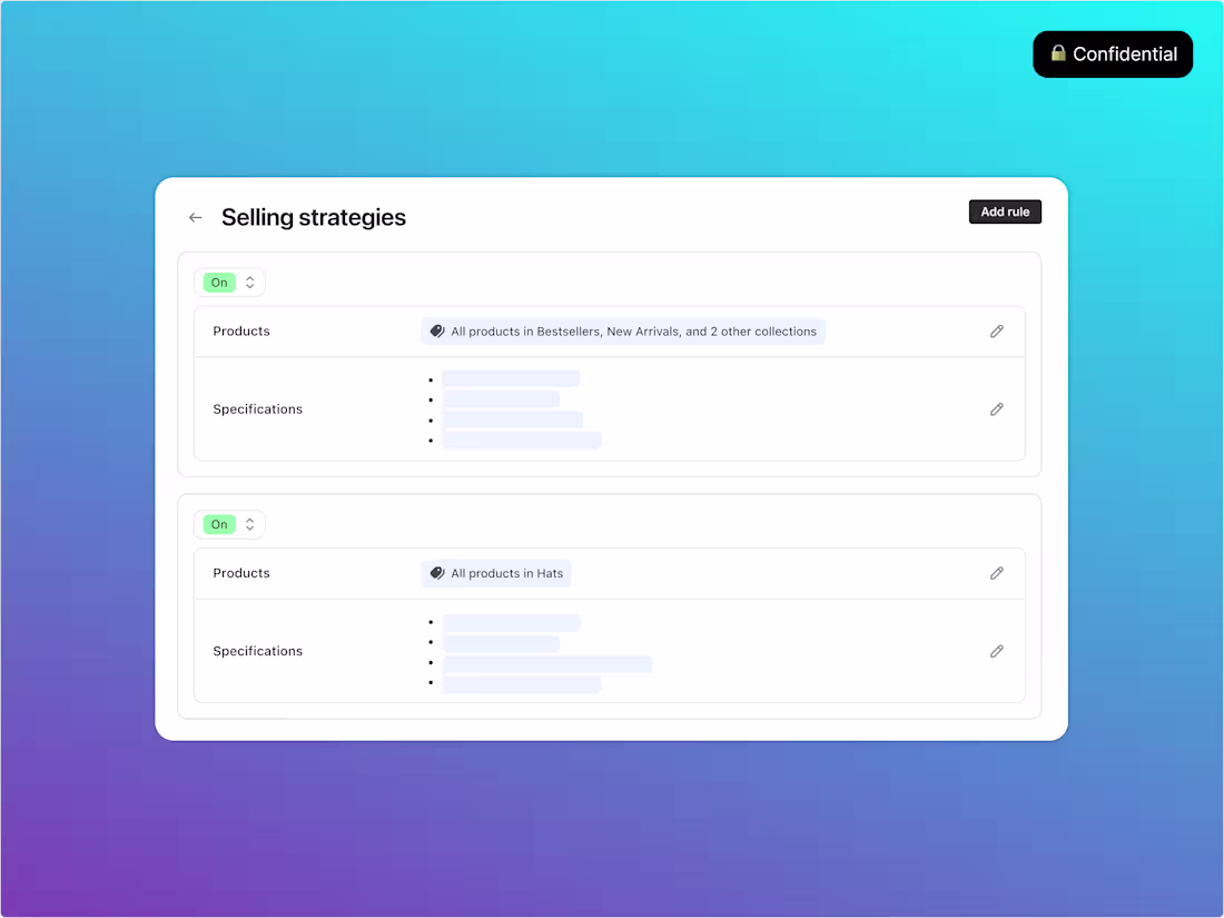 Cover image for Selling Strategies Feature for Shopify