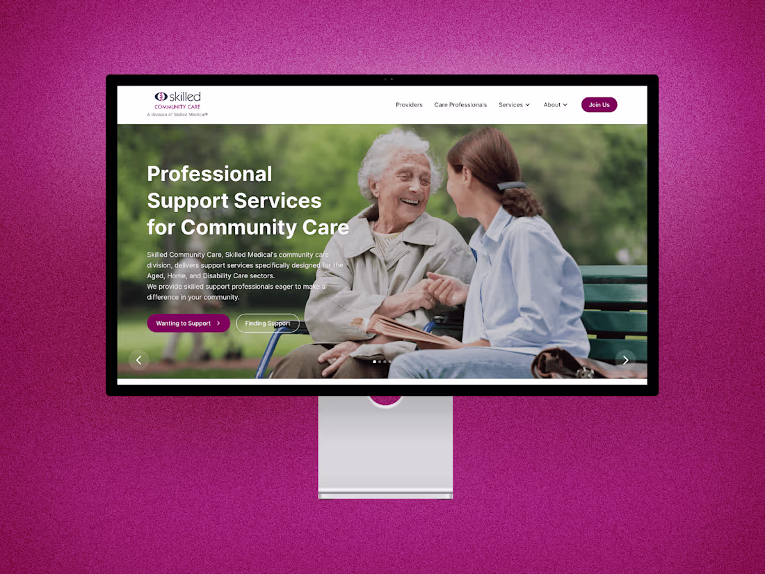 Cover image for Webflow Website For Care Providers