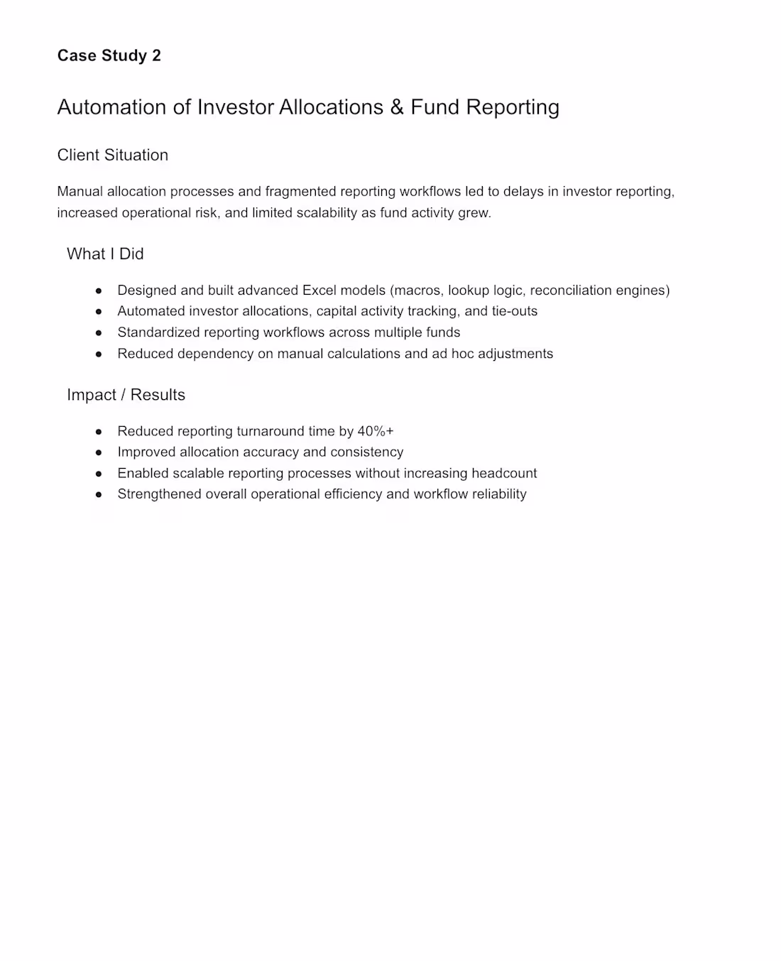 Cover image for Transformed manual allocation and reporting
