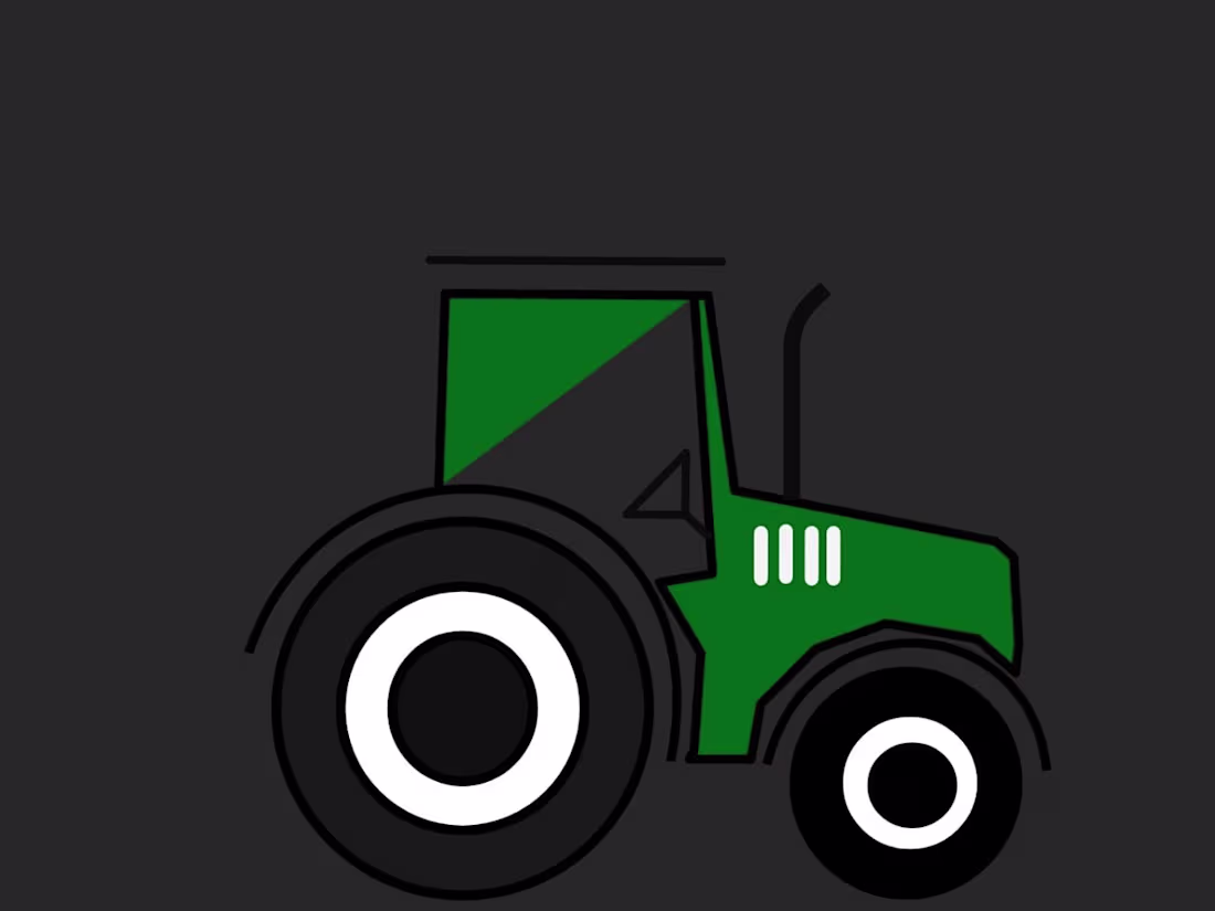 Cover image for  Farm Tractor Illustration Design