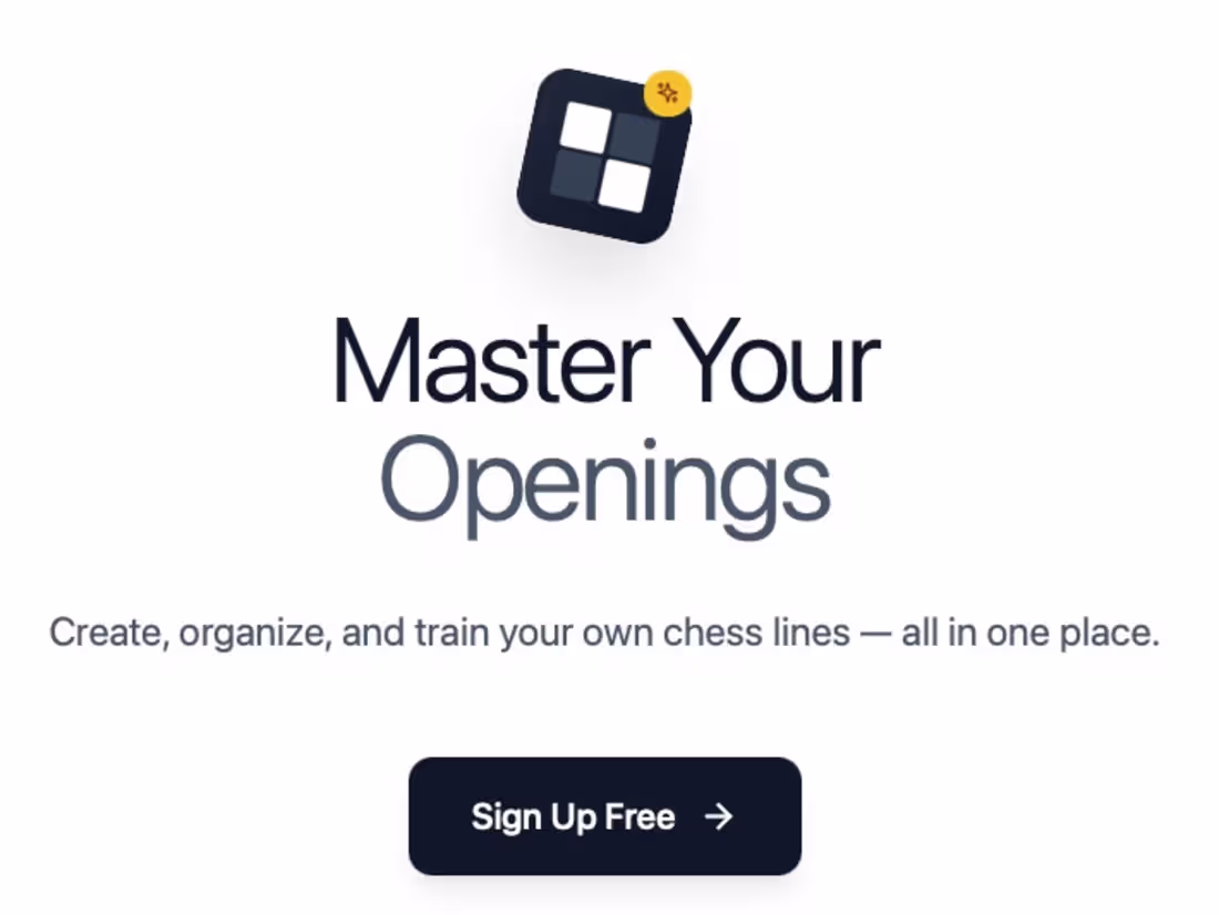 Cover image for My Chess Notebook - Opening Training