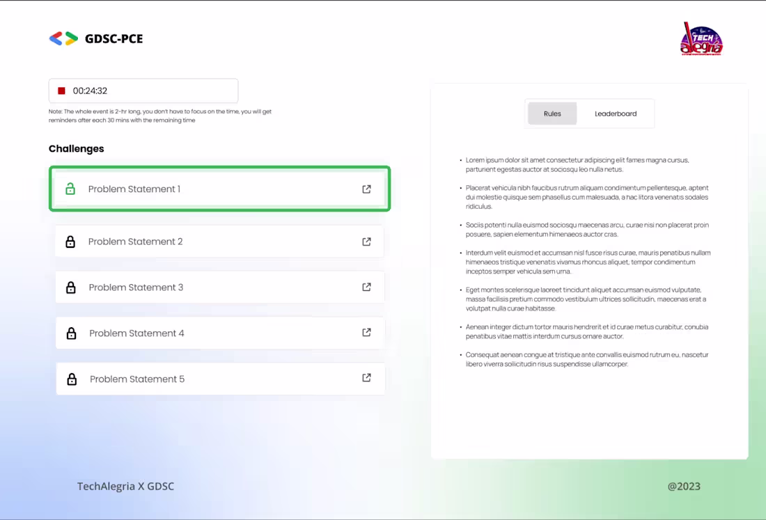 Cover image for Realtime Competitive Programming Platform