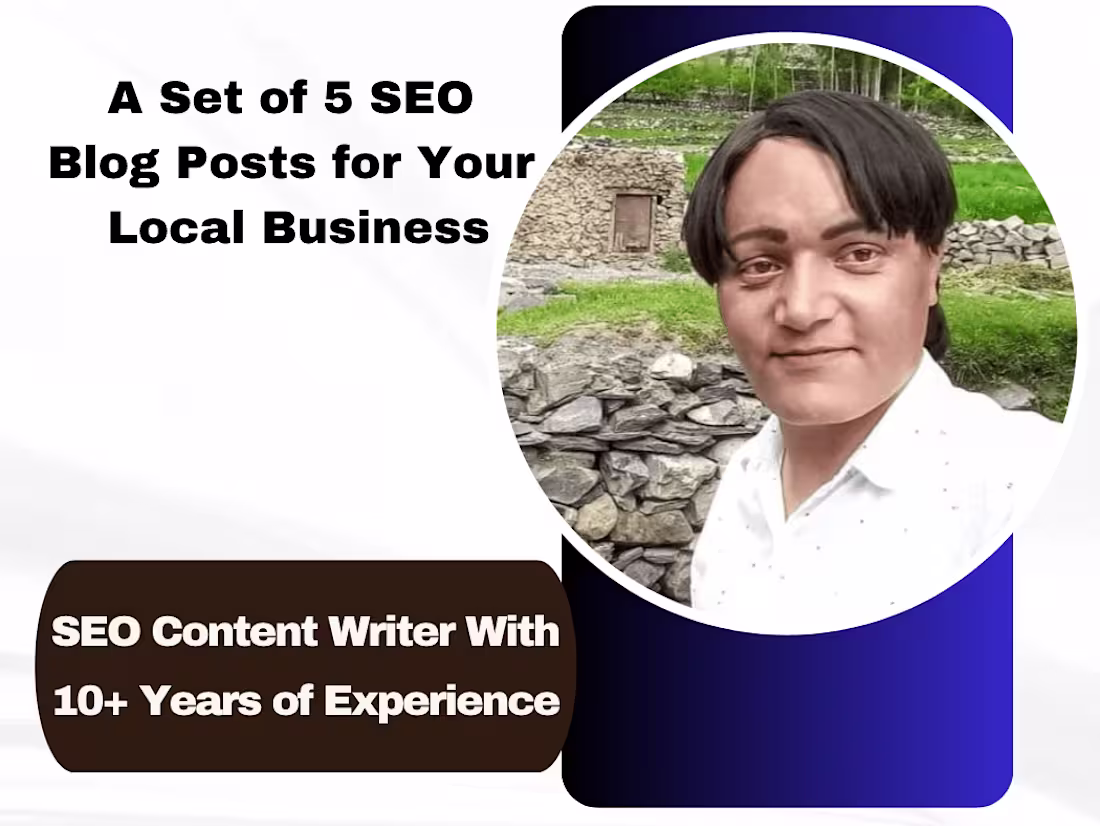 Cover image for A set of 5 SEO blog posts (700 words each)