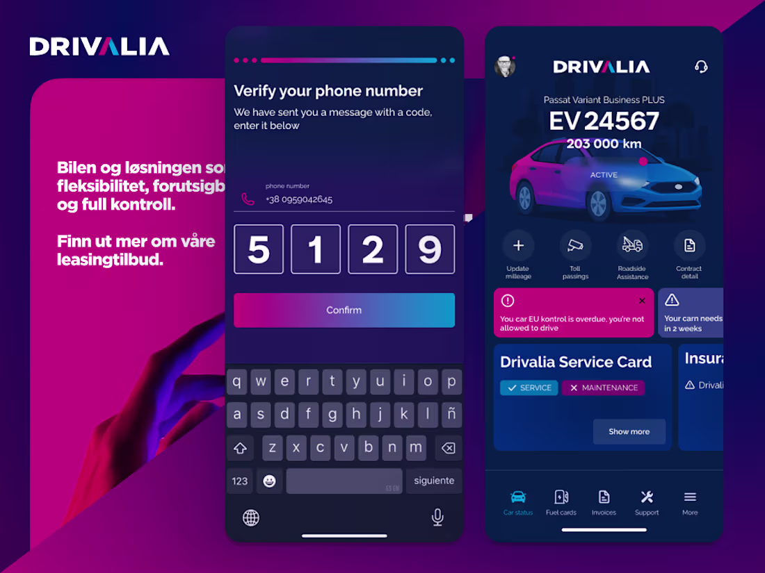 Cover image for Drivalia - Car Rental Mobile