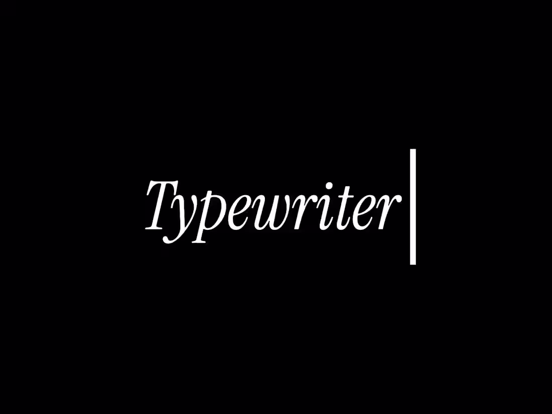 Cover image for Typewriter (Framer Component) 