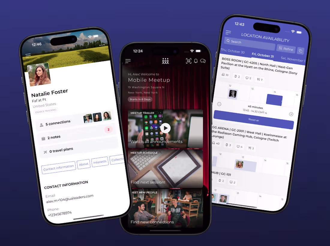 Cover image for Event Management Platform application | iOS Development