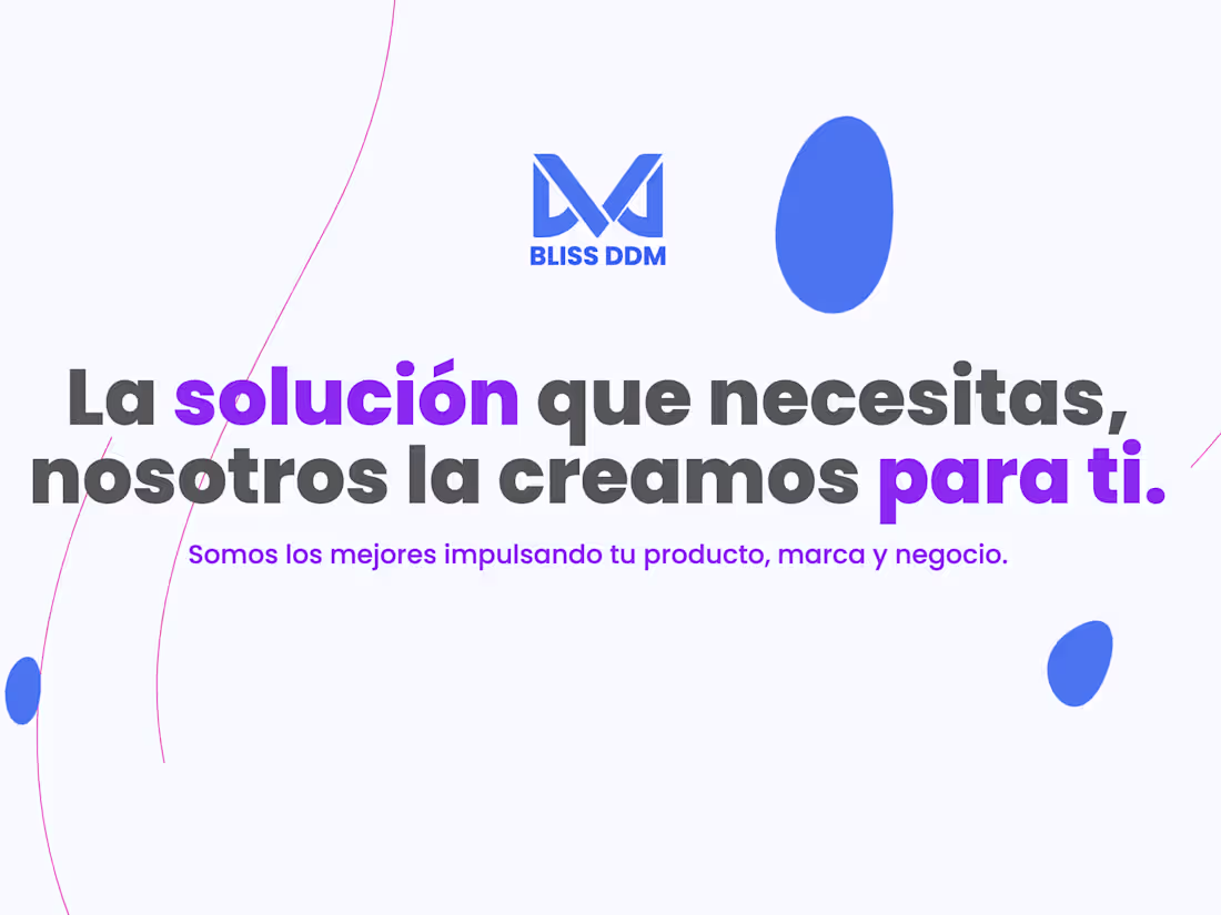 Cover image for Bliss DDM | Company website