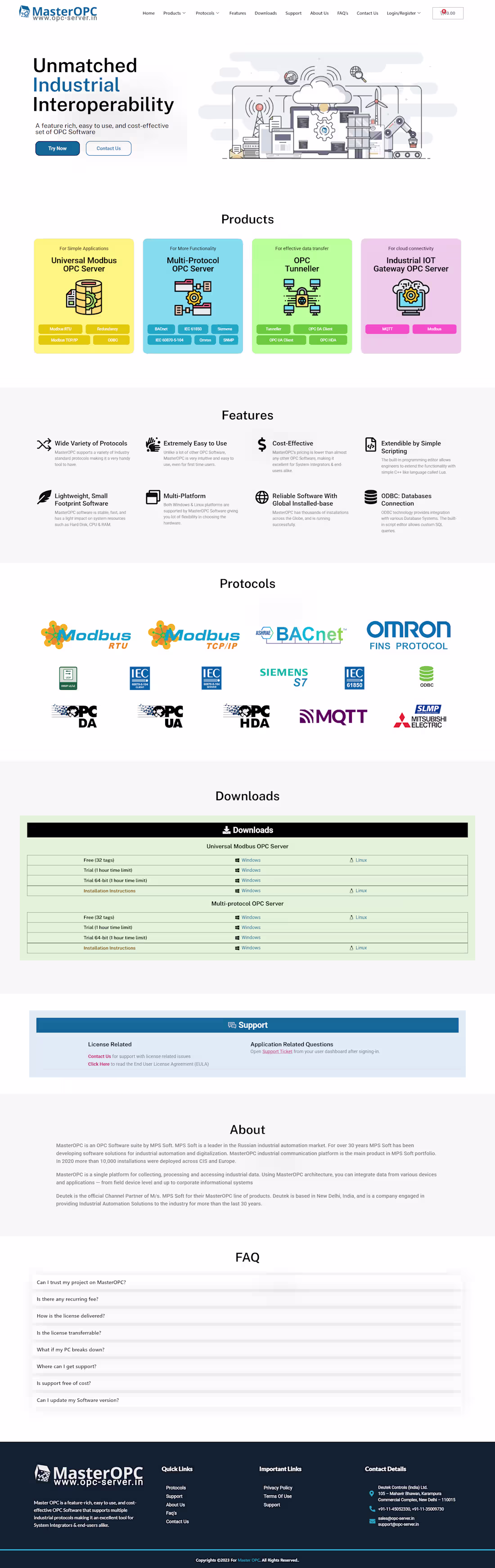 Cover image for MasterOPC is an OPC Software