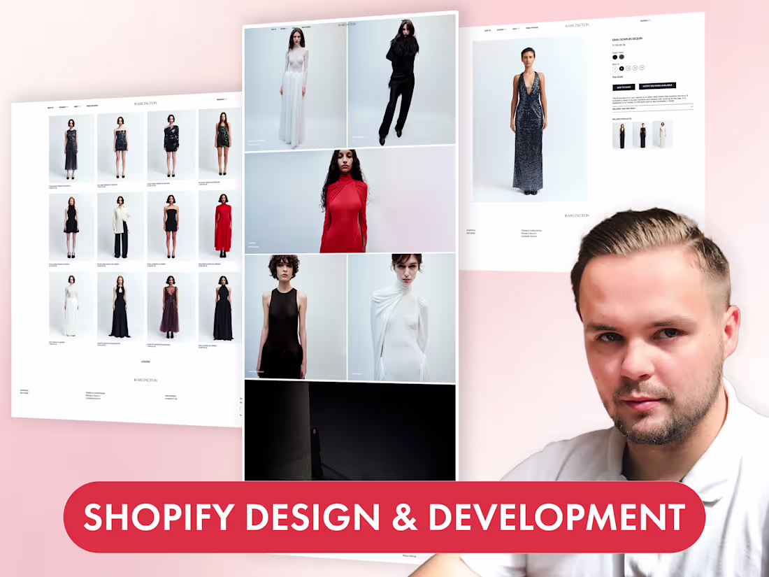Cover image for Premium Shopify store web design and development