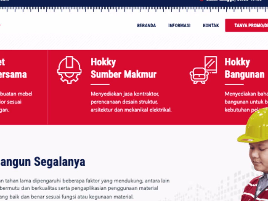 Cover image for Hokky Sumber Makmur - Kontraktor dan Retail Bangunan